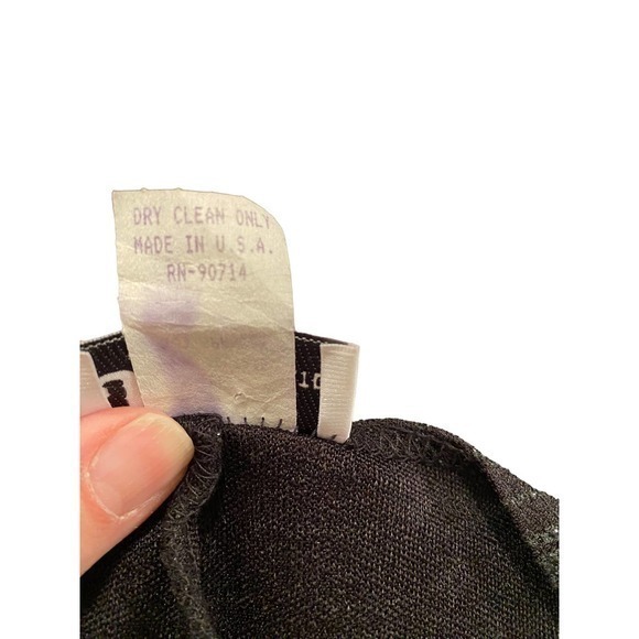 J.B.S.‎ LTD Black Glitter Long Special Occasion Fancy Dress Party Glam 12 - Picture 8 of 8